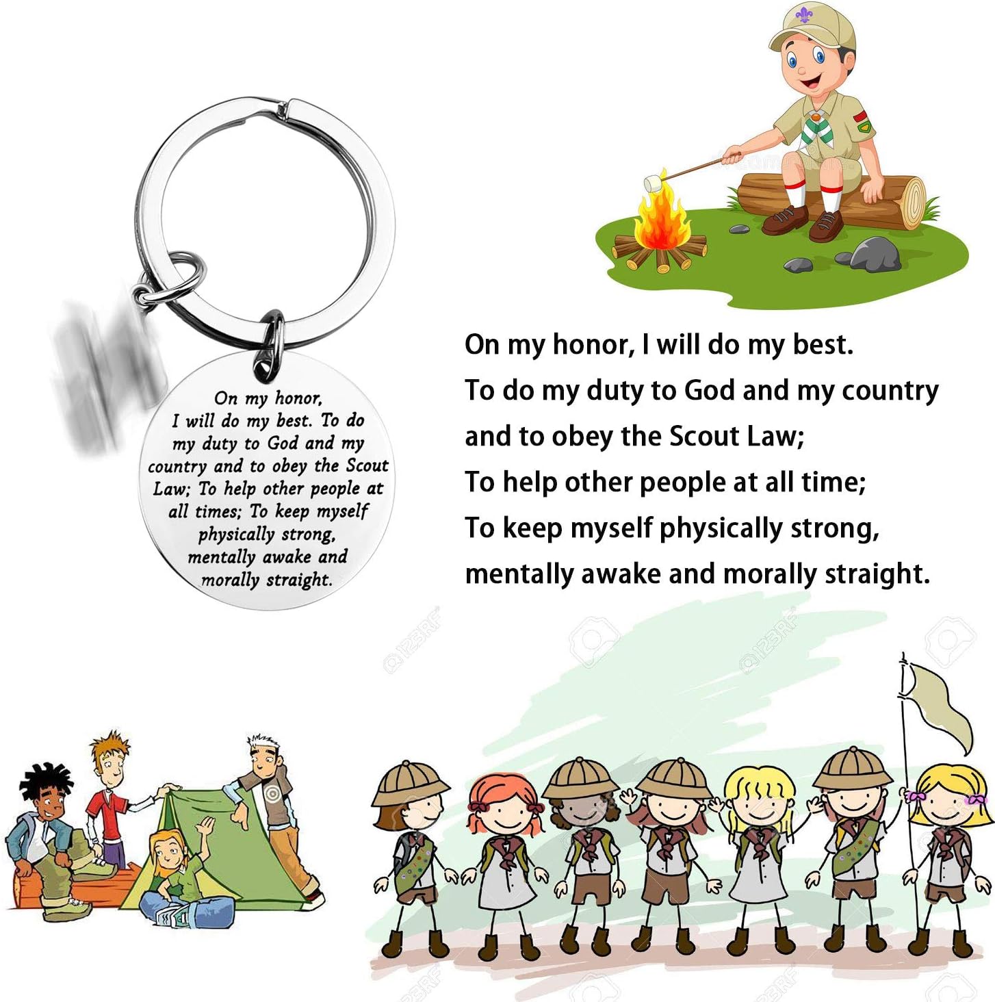 MAOFAED Scout on My Honor (Scout on My Honor) : Amazon.sg: Fashion