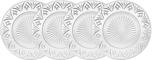 Miniatura 1 de Godinger Dublin Crystal Set de 4 platos de cena de 10.5"