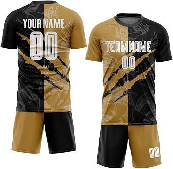 Custom Men Women Youth Soccer Jersey Personalized Boys Soccer Shirts and Shorts with Team Name Number Logo