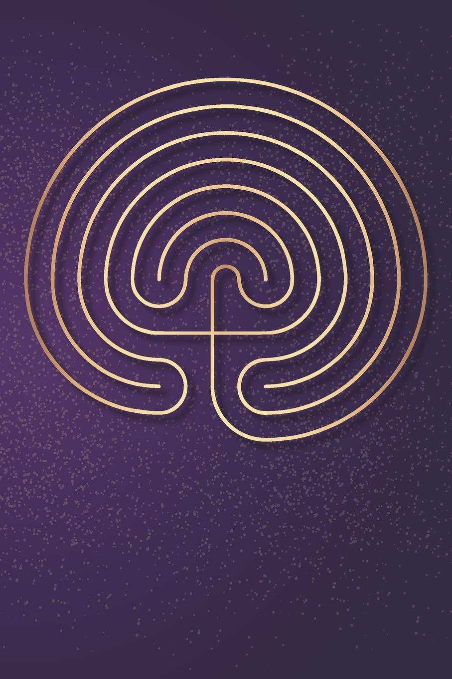 Labyrinth Journal: Classical labyrinth lined notebook