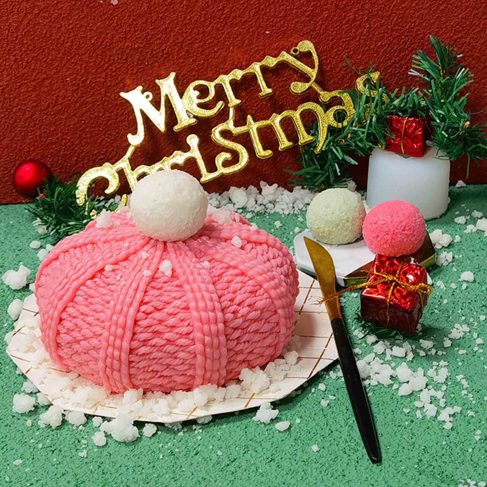 Moules à savons, chocolats, bonbons, gâteaux, décoration de gâteau en forme de chapeau de Noël, cadeau de pâtisserie