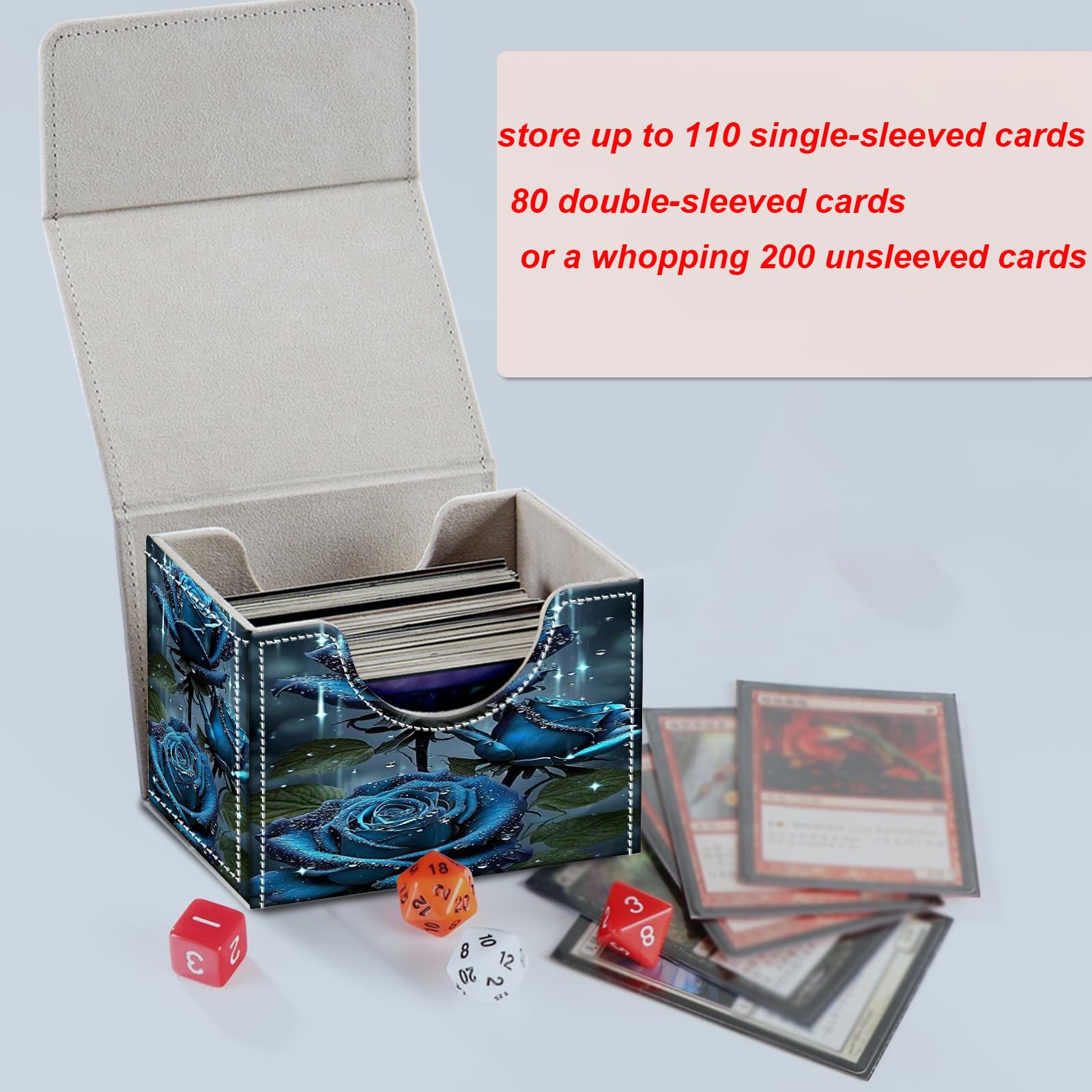 Amazon.com: BVCLKJPOI Card Deck Box for MTG, Microfiber Lining and