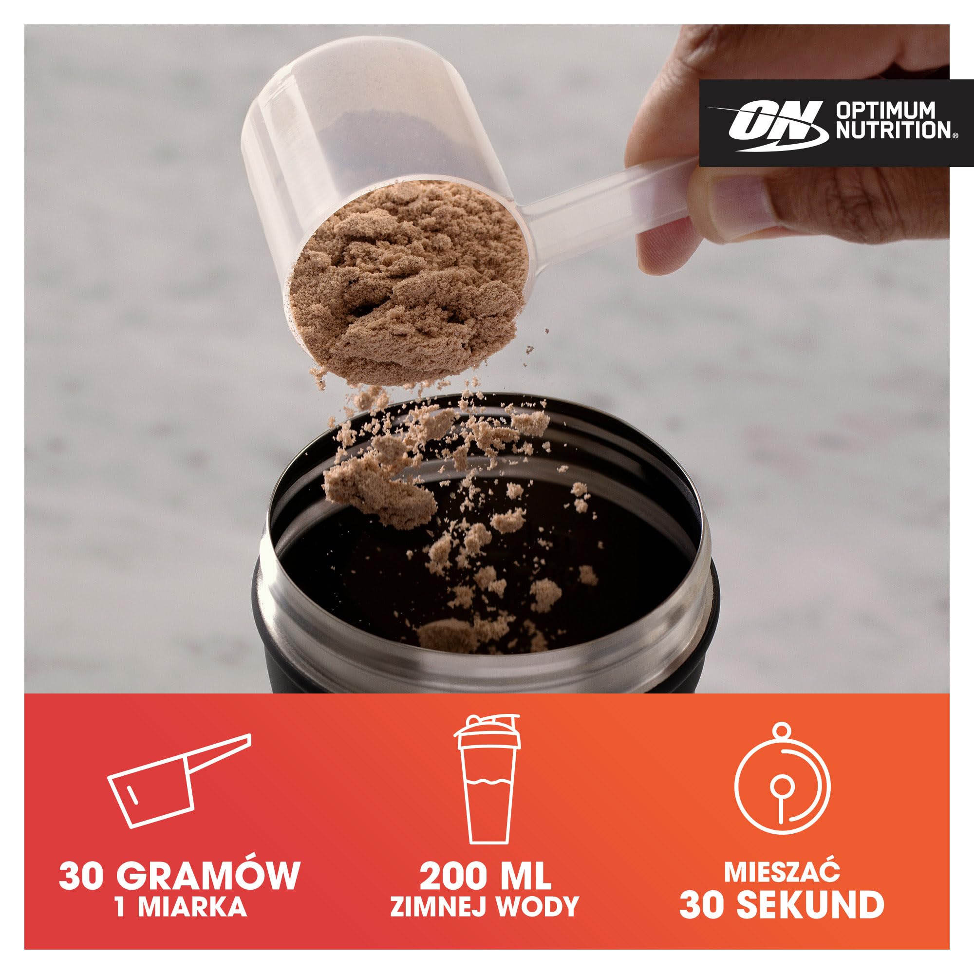 Optimum Nutrition Gold Standard 100% Whey, Koncentrat Białka Serwatkowego, Izolat i Hydrolizat Serwatki, BCAA, Glutamina, Wzrost i Naprawa Mięśni, Smak Lody Waniliowe, 151 porcji, 4,53 kg