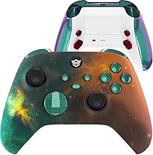 HEX Esports Advance Elite Controller 4 Paddles & Interchangeable Thumbsticks & Fast Shot Compatible with Xbox Series X/S Game Controller PC Wireless FPS Gamepad - Orange Star Universe