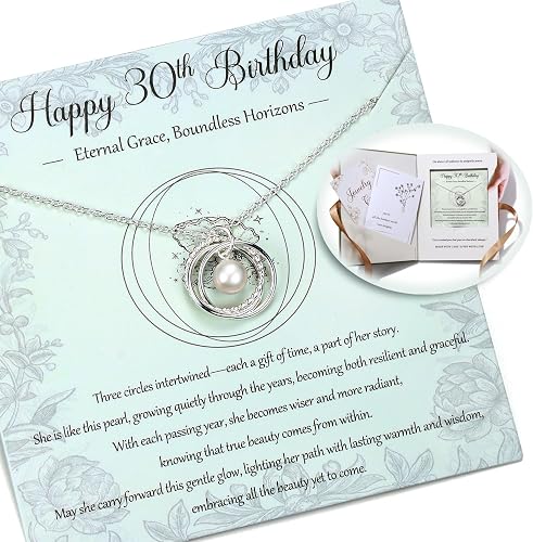 Krfy Birthday Gifts for women Unique - 925 sterling silver necklace with moissan