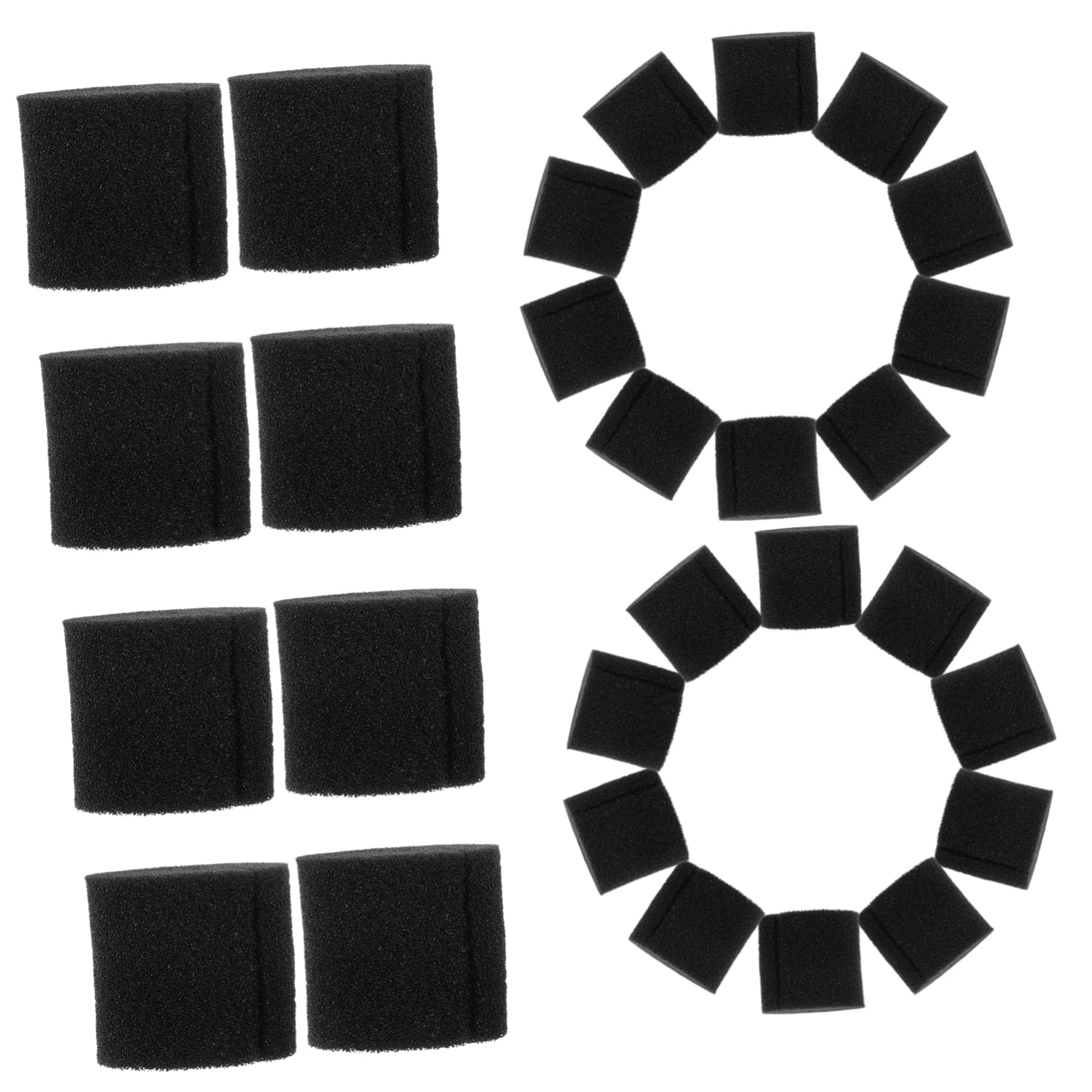 BESPORTBLE Lot De 4 Éponges Hydroponiques pour Culture Hydroponique Substrat pour Herbe De Blé 100 Pièces X 4