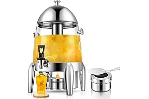 Tioncy 3.2 Gallon Beverage Dispenser - Hot/Cold, Best Choice for Parties and Catering