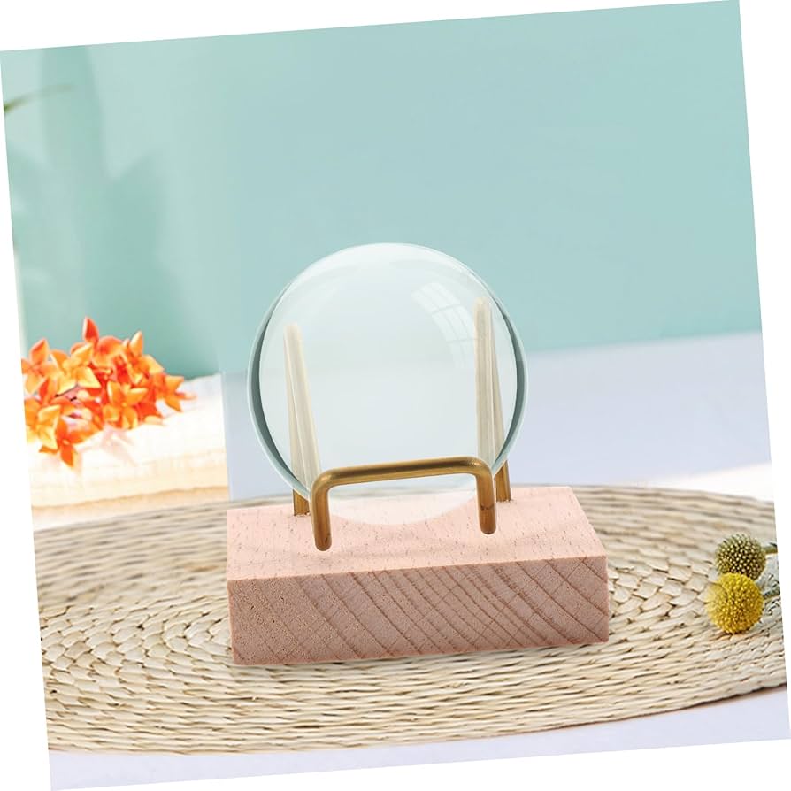 Amazon｜WATIIFUFU 鉱物展示スタンド 木製台座付き 鉱物ホルダー