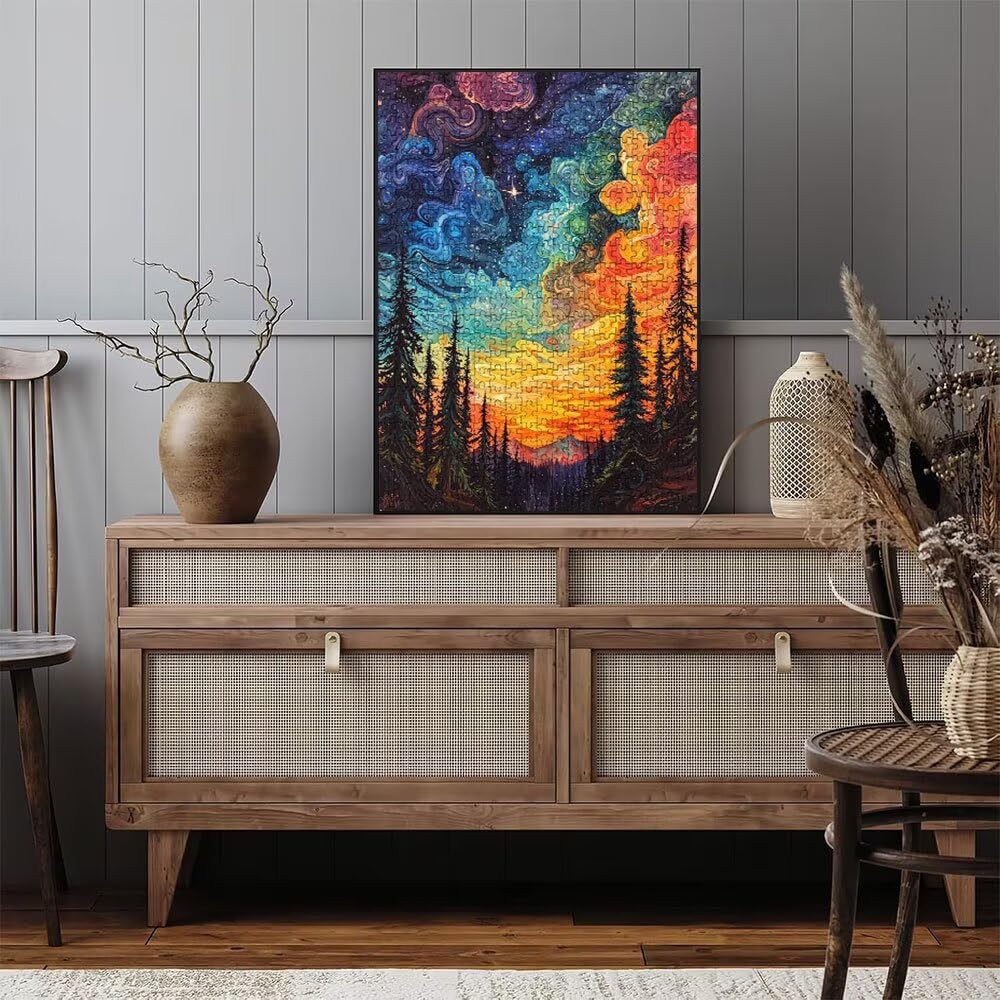 Puzzle 2000 elementów, fantasy las puzzle dla dorosłych 2000, drewniane puzzle, klasyczne gry edukacyjne, niemożliwe wyzwanie, rodzina gier, kreatywny prezent DX0YL1-773