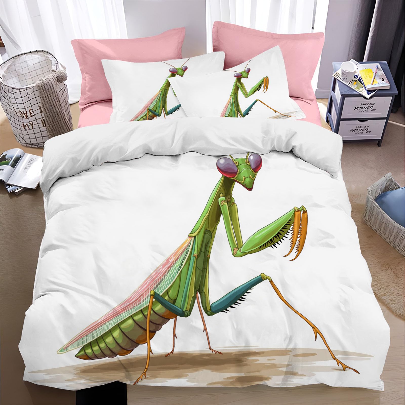 Housse de couette 240x260cm joyeux animaux pour égayer votre réveil