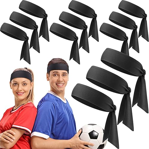 Miniatura 38 de 12 diademas deportivas unisex para baloncesto, correr, tenis, karate, atletismo, ajuste seco