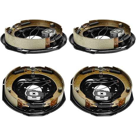 Youxmoto 12" X 2" Electric Trailer Brake Kit (5x8 Trailer)