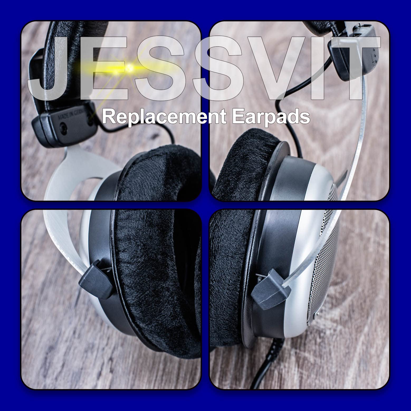 Amazon | JESSVIT 交換用イヤーパッド MMX 300 DT 770 Pro DT