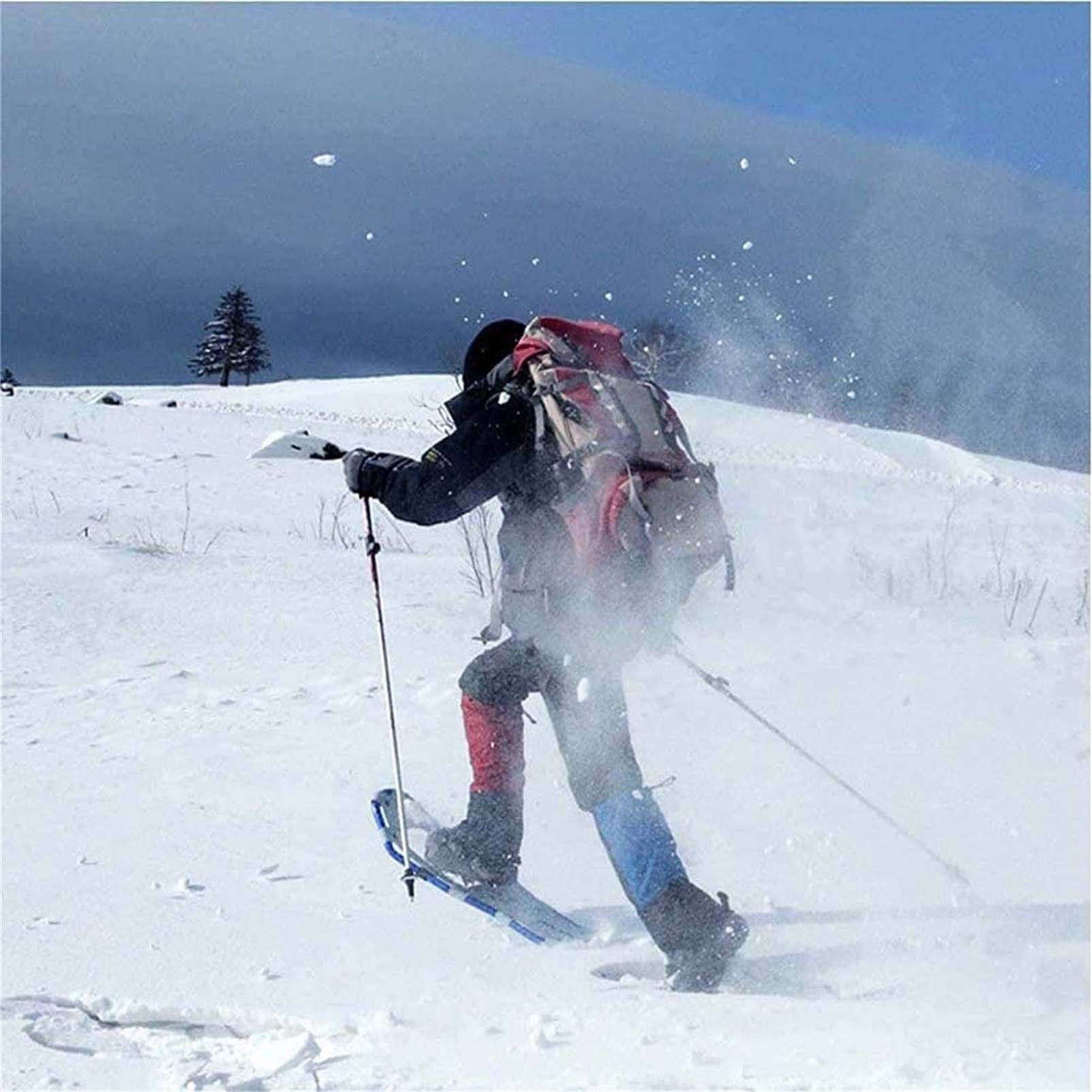 Leichte Schneeschuhe aus Aluminiumlegierung für Männer und Frauen, Schneeschläger für Erwachsene mit Verstellbaren Bindungen für Wandern und Skitouren Im Wintersport