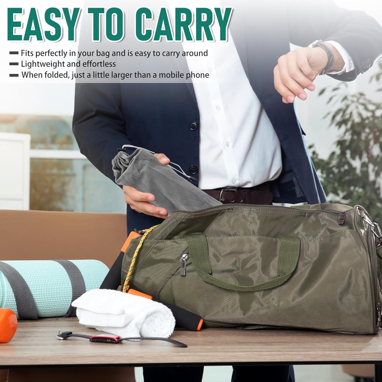 Idong Tendedero portátil de acero inoxidable, 32-73 cm, retráctil, plegable, tendedero para camping, viajes, al aire libre, lavandería en casa, etc. Un mini perchero de viaje plegable
