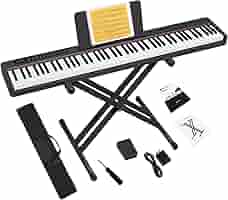 電子ピアノ 88鍵盤スタンド付き 軽量 ポータブル 電子 楽天市場】新登場お試し価格 電子ピアノ 88鍵盤 日本語操作