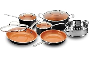 Gotham Steel 10 Piece Scratch Proof Nonstick Pan Set