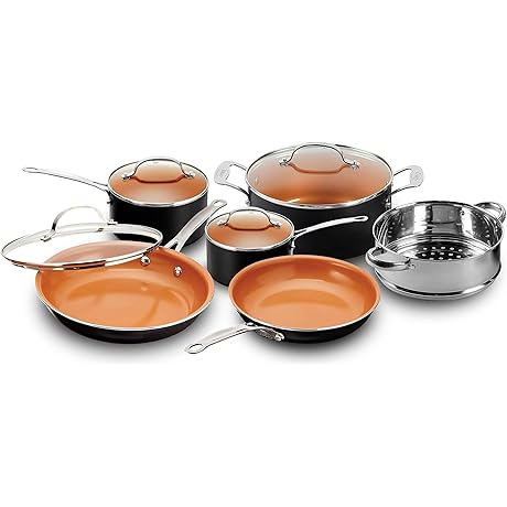 Gotham Steel 10 Piece Scratch Proof Nonstick Pan Set
