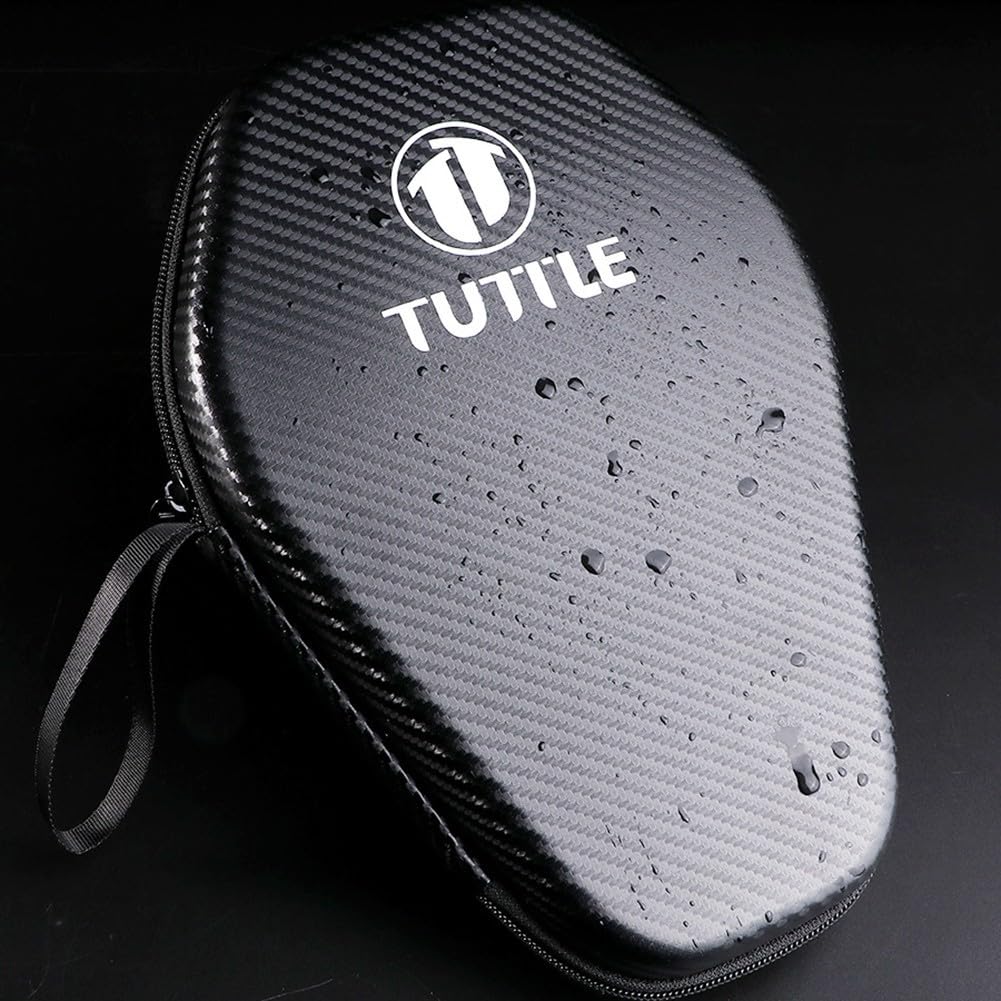 Estuche para raqueta de tenis de mesa, bolsa de paleta de pong, cubierta rígida de EVA, caja de almacenamiento de doble bate, soporte portátil para raquetas, funda deportiva a prueba de