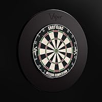 Vista 8 de Viper by GLD Products Guardian Dartboard Surround Sisal/Bristle - Protector de pared de diana con punta de acero