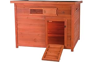 TRIXIE Natura Optimized Duck Hutches with Built-in Pond