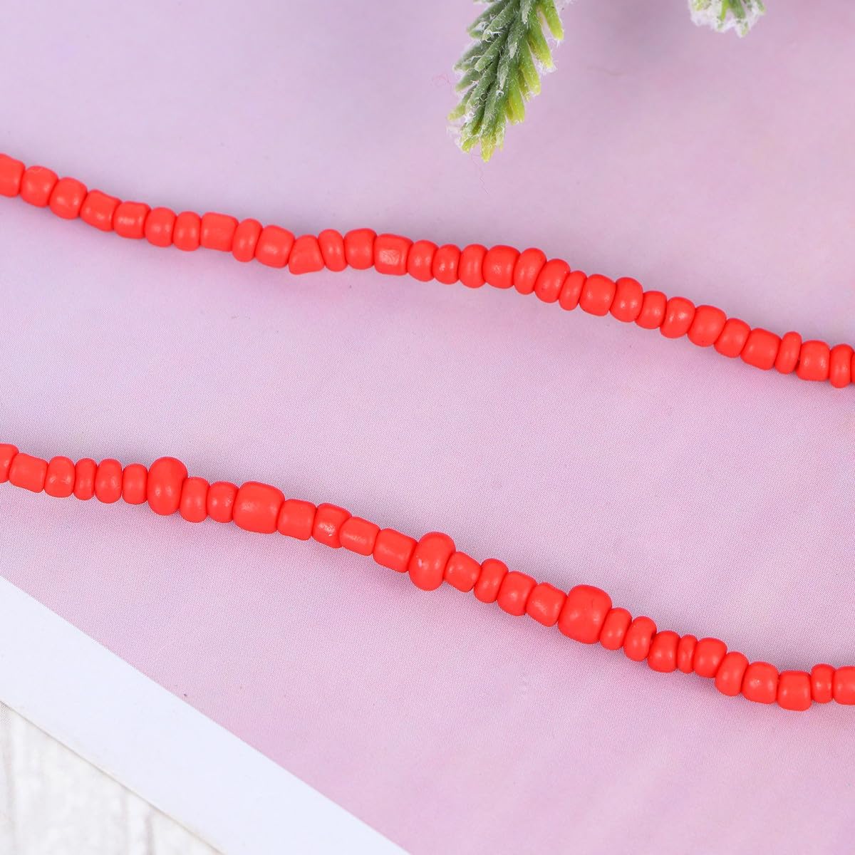COLLBATH 2 Pieces Colorful Bikini Waist Chain Double-string Beach Waist Beads Handmade Body Jewelry for Women Summer Beach Accessories