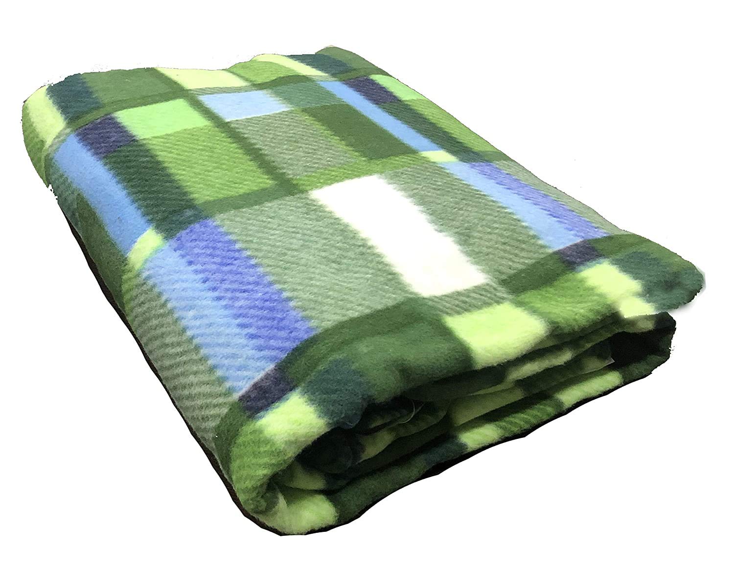 MORADO® Woolen Fabric 200 TC Single Bed Quilt Cover/Duvet Cover/Rajai Cover/Blanket Cover for Winters (60X90 Inches, Green Check)-image-20