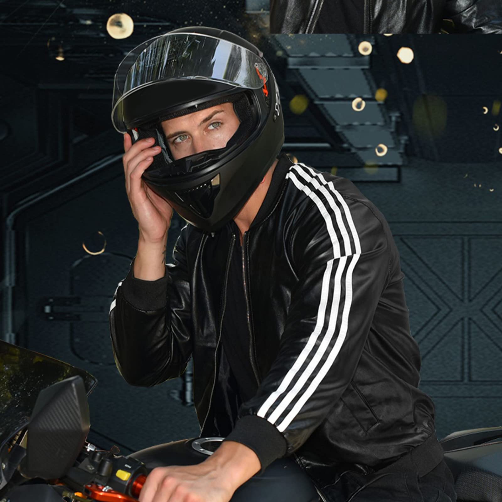 Męskie i damskie kaski motocyklowe, kaski motocyklowe z podwójnym obiektywem, kaski wentylowane odporne na uderzenia, głowice antykolizyjne