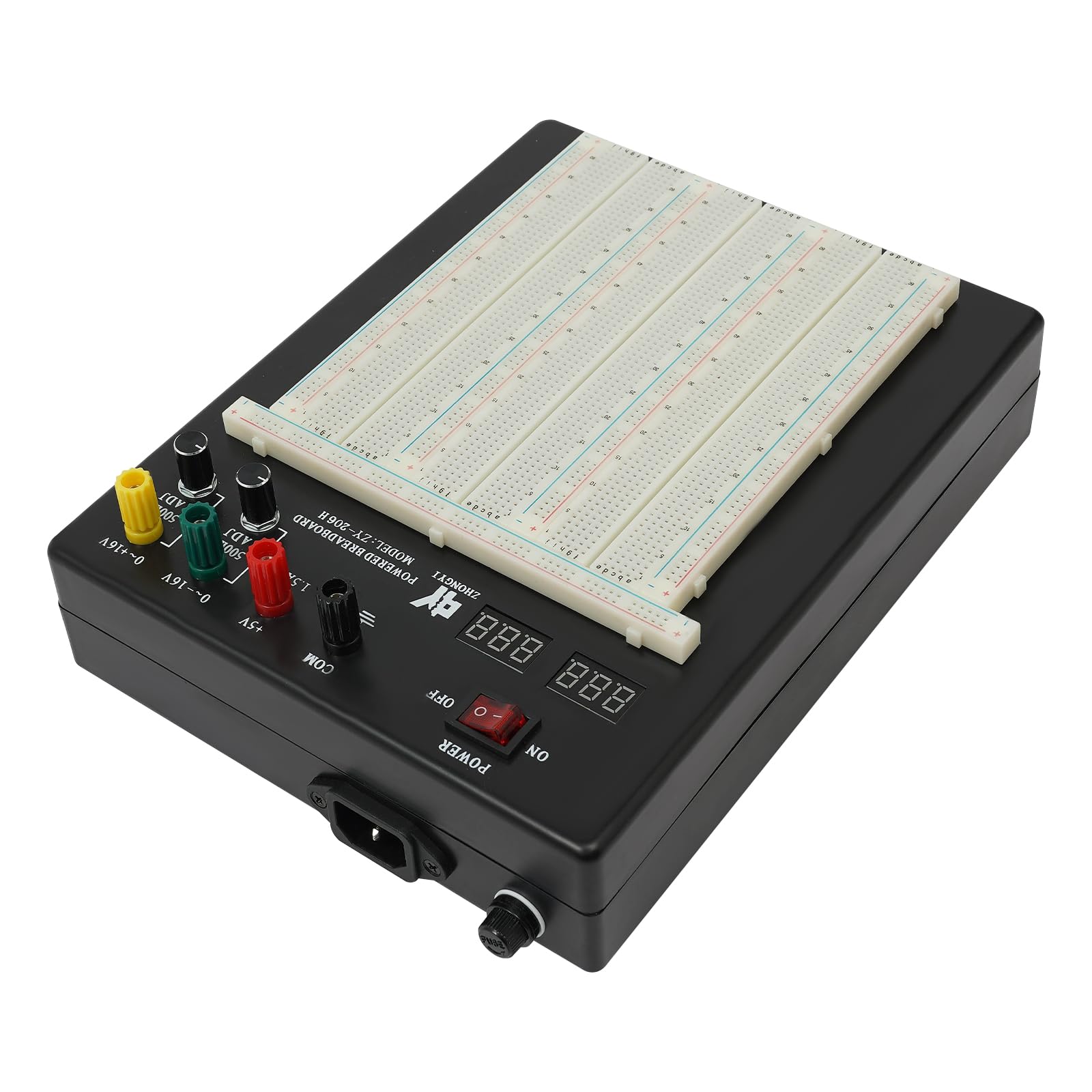Breadboard, kit di alimentazione da laboratorio, set di progetti elettronici, senza saldatura, set di progetti elettronici