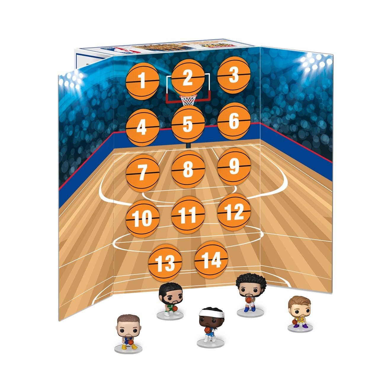 Funko Pocket POP! Countdown Calendar: NBA - 14 Day - Sammelbar Vinyl Mini Figures