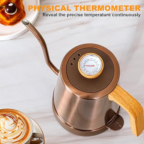 Miniatura 4 de Nueve&Five Hervidor eléctrico de cuello de cisne - Cobre