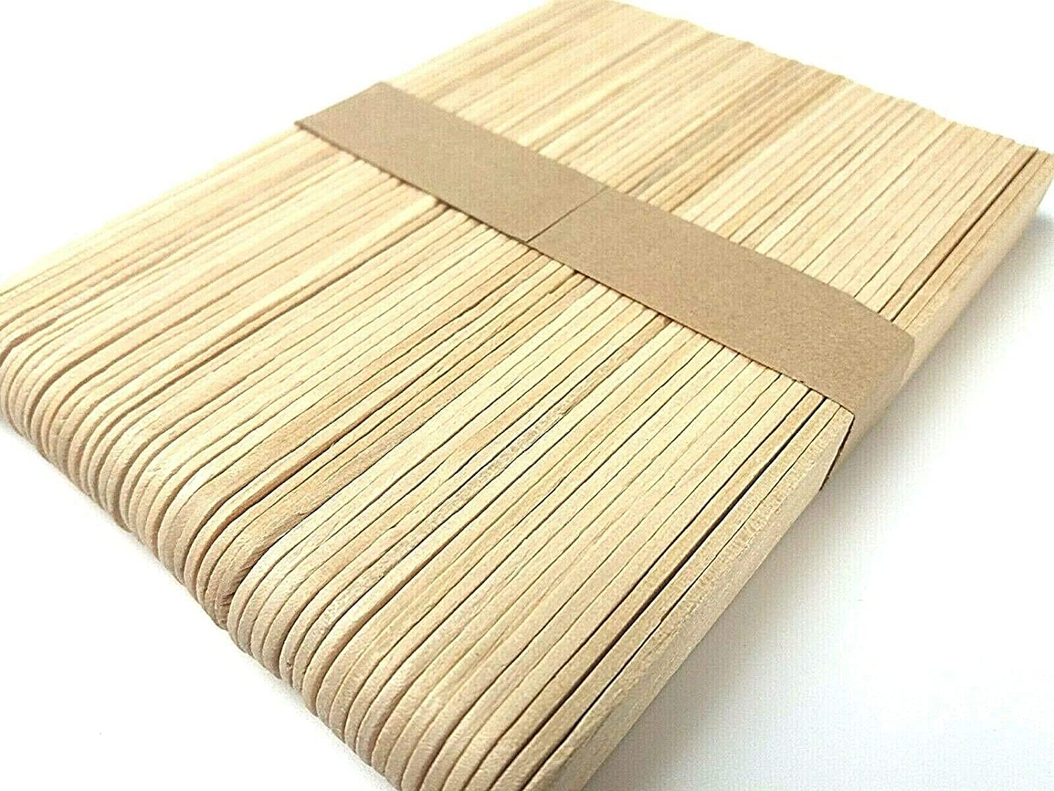 Major Brushes Large Lollipop Sticks, 100 Pack
