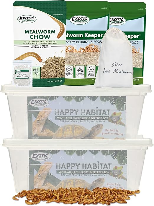 Mealworm Breeder Kit (Expanded) Breed Live Feeder Worms