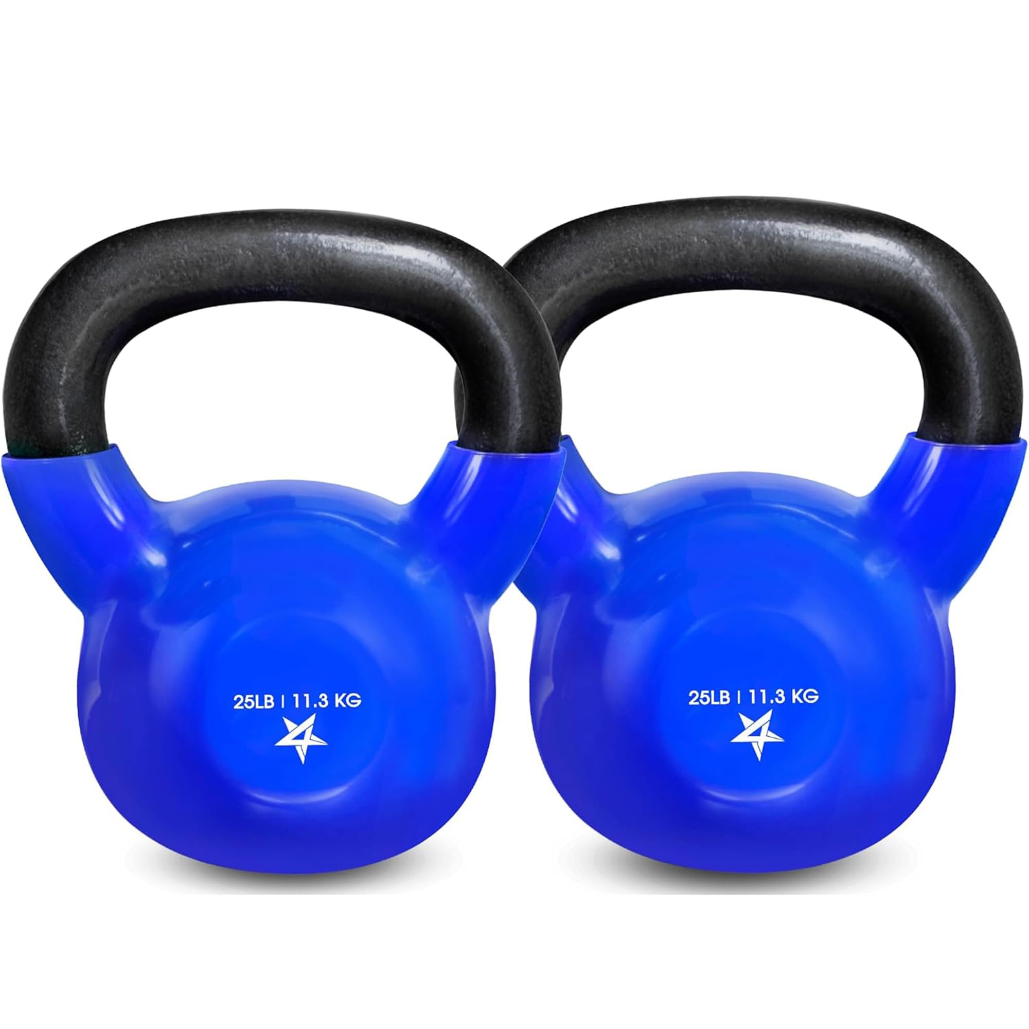 Yes4All Vinyl Coated Kettlebell 25lb
