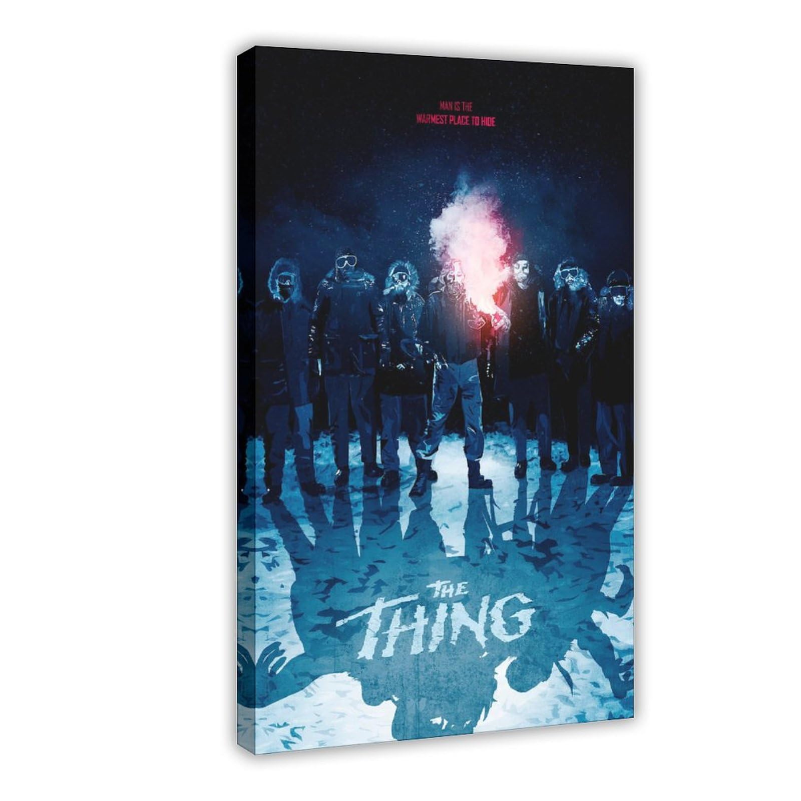 Poster del film The Thing 1982 (11) su tela, decorazione