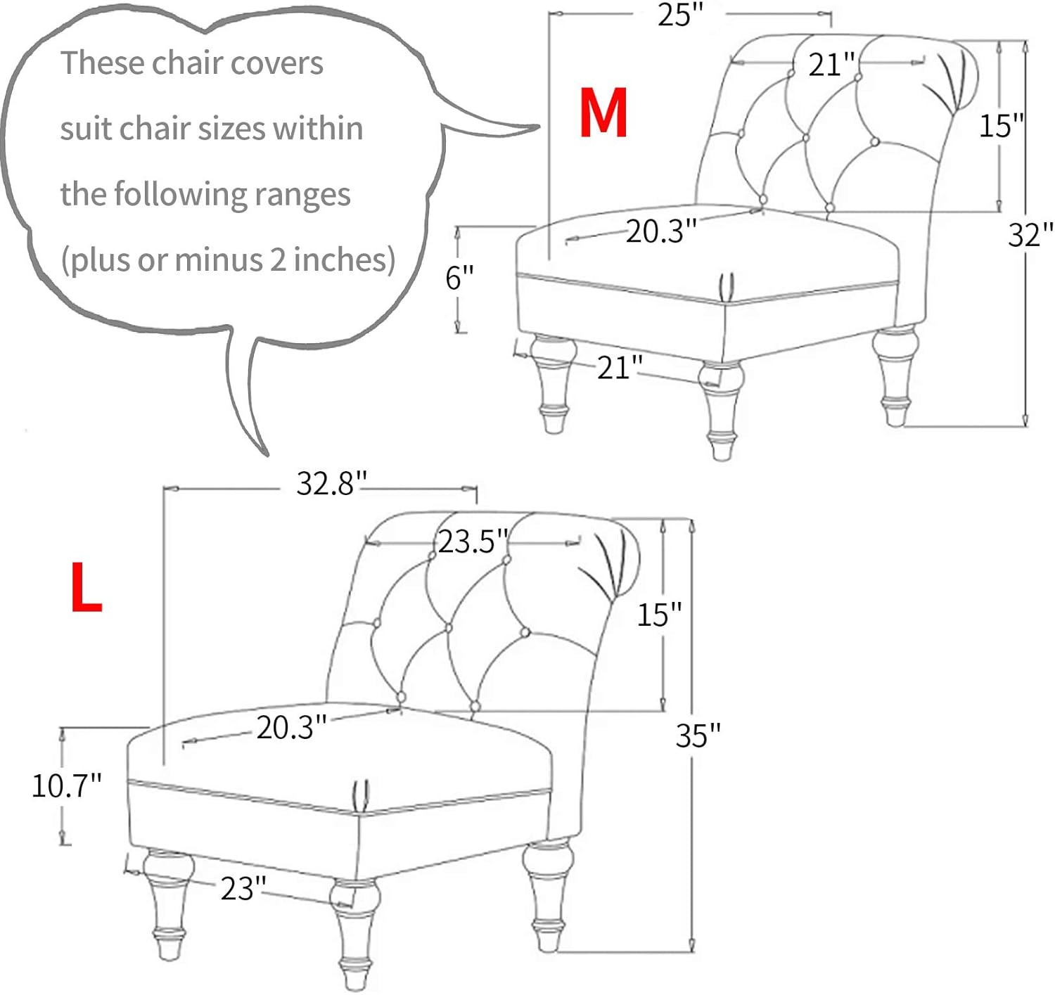 Chеареѕt 🛒 YUENA CARE Armless Chair Slipcovers Accent Chair Cover Stretch Decorative Furniture Protector Covers Without Arms for Living Room Hotel #5 Large Tор Rаtеd YUENA CARE Armless Chair Slipcovers Accent Chair Cover Stretch Decorative Furniture Protector Covers Without Arms for Living Room Hotel #5 Large