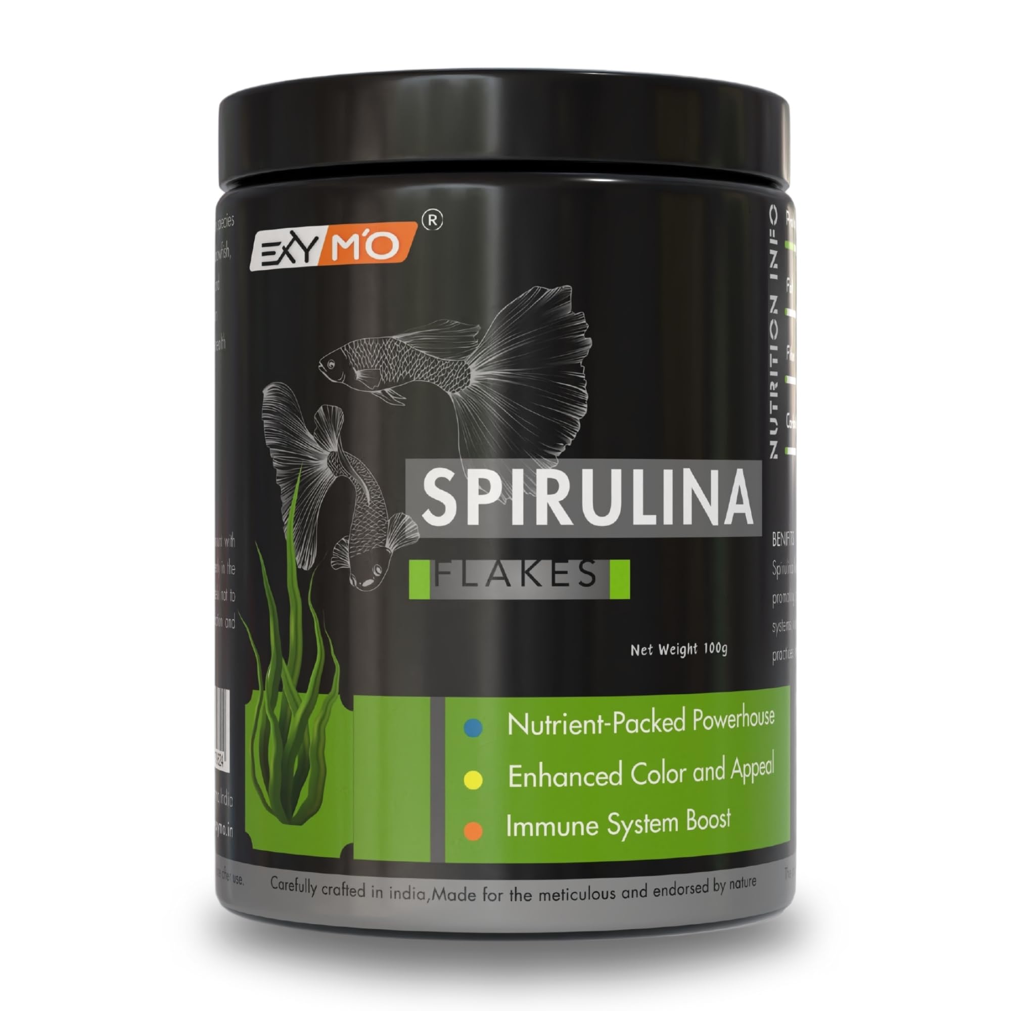 See full amazon price history chart for EXYMO Spirulina Flakes Fish Food with 65% Protein for Guppy,Betta Fish,Guppy Fries,Tettra and All Types of Tropical Fishes etc.100g (Pack of One) EXYMO Spirulina Flakes Fish Food with 65% Protein for Guppy,Betta Fish,Guppy Fries,Tettra and All Types of Tropical Fishes etc.100g (Pack of One) (B0D4BVZZ9L) Amazon Price History, Amazon Price Tracker