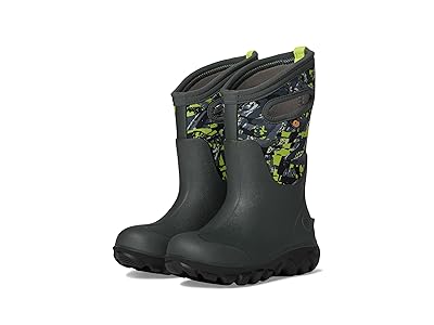 Bogs Kids Classic Seamless Edgy Camo (Toddler/Little Kid/Big Kid) Kids Shoes Dark Gray : 12 Little Kid M, Synthetic
