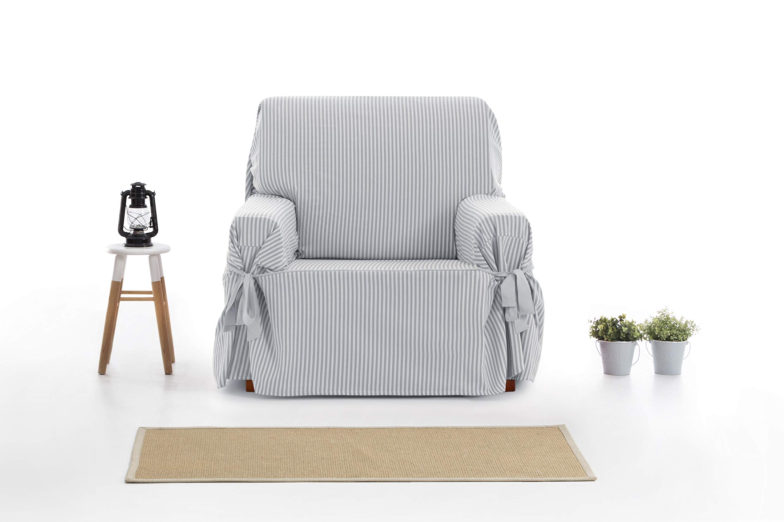 Eysa Calma Sofa überwurf, Baumwolle, Grau, 80-120cm.