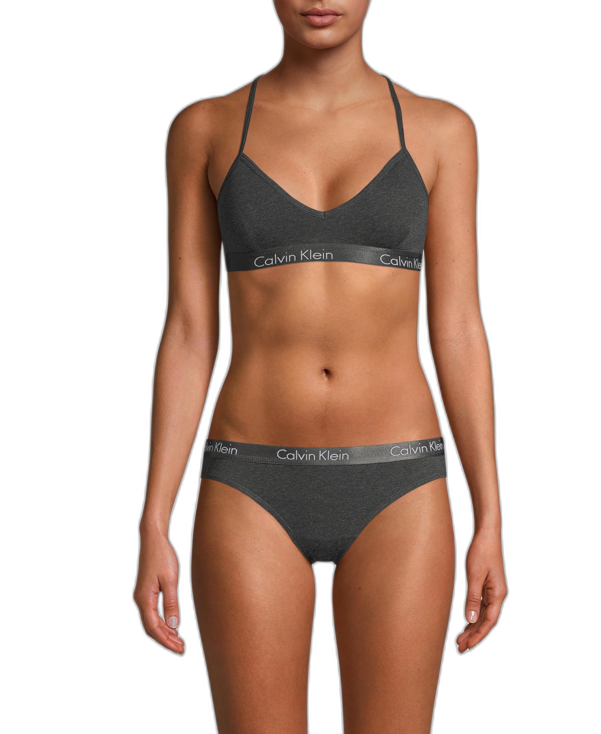 

                                                    Calvin Klein Motive Cotton Lightly Lined Bralette