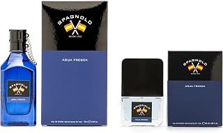 SPAGNOLO - Agua Fresca 75 ml + 30 ml, Perfume para Hombre, Pack 2 Unidades, Eau de Toilette Masculina, Fresca y de Larga Duración, Clásica y Natural