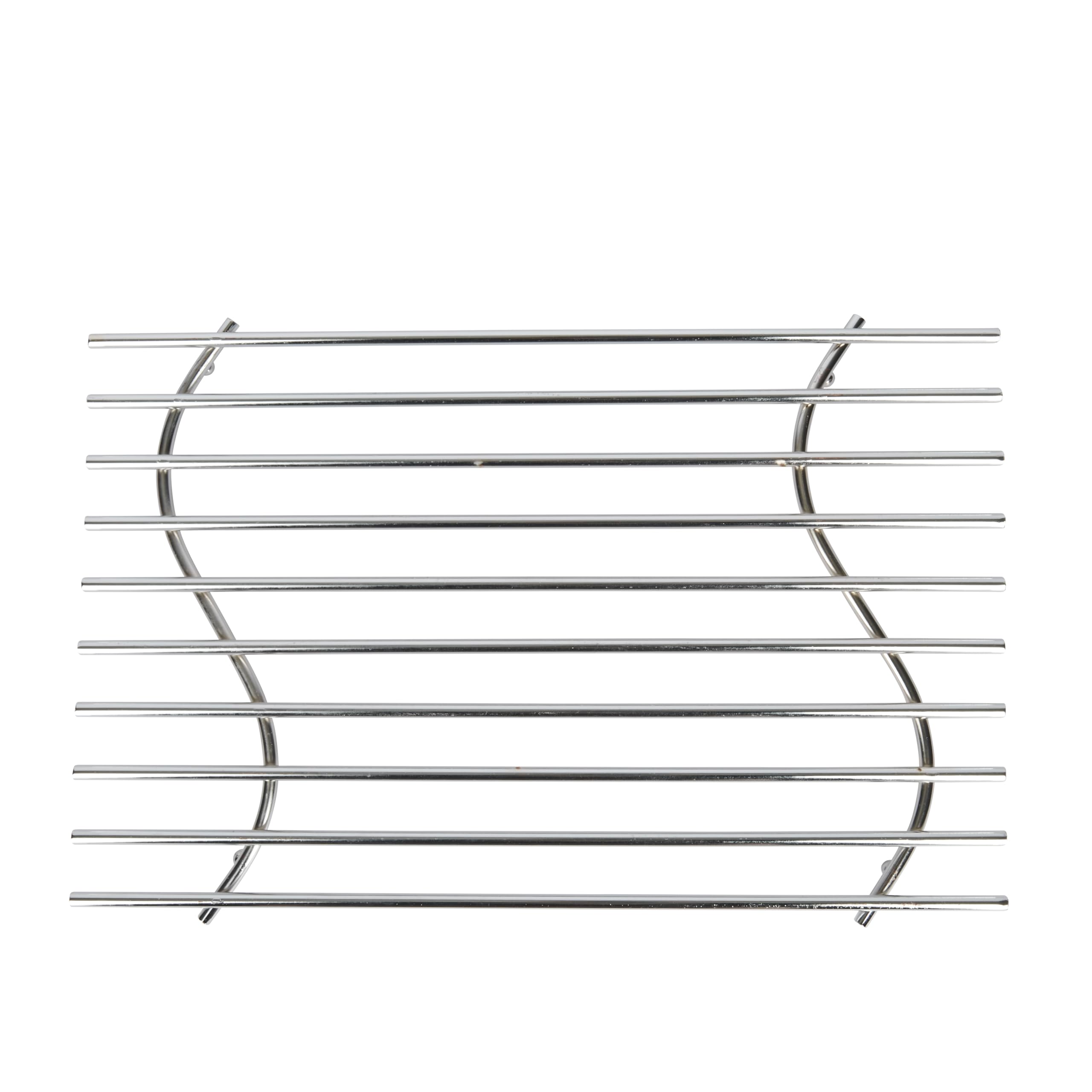 KitchenCraft Metalowa Podstawka, Chromowana, Wytrzymała, 45 × 30 cm - Kolor Srebrny