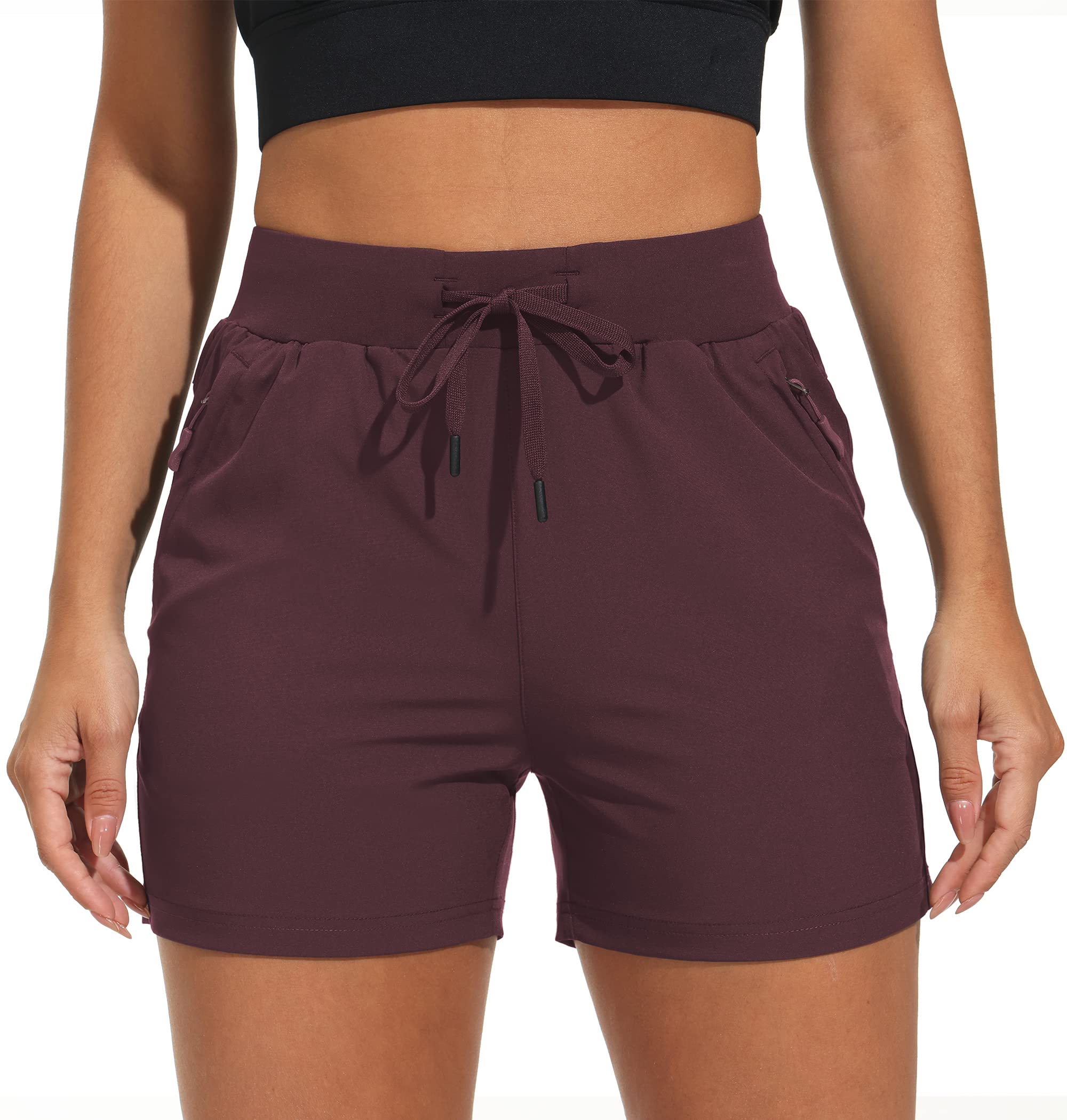 VAYAGER Wanderhose Damen Kurz 4" Wandershorts Sommer Sports