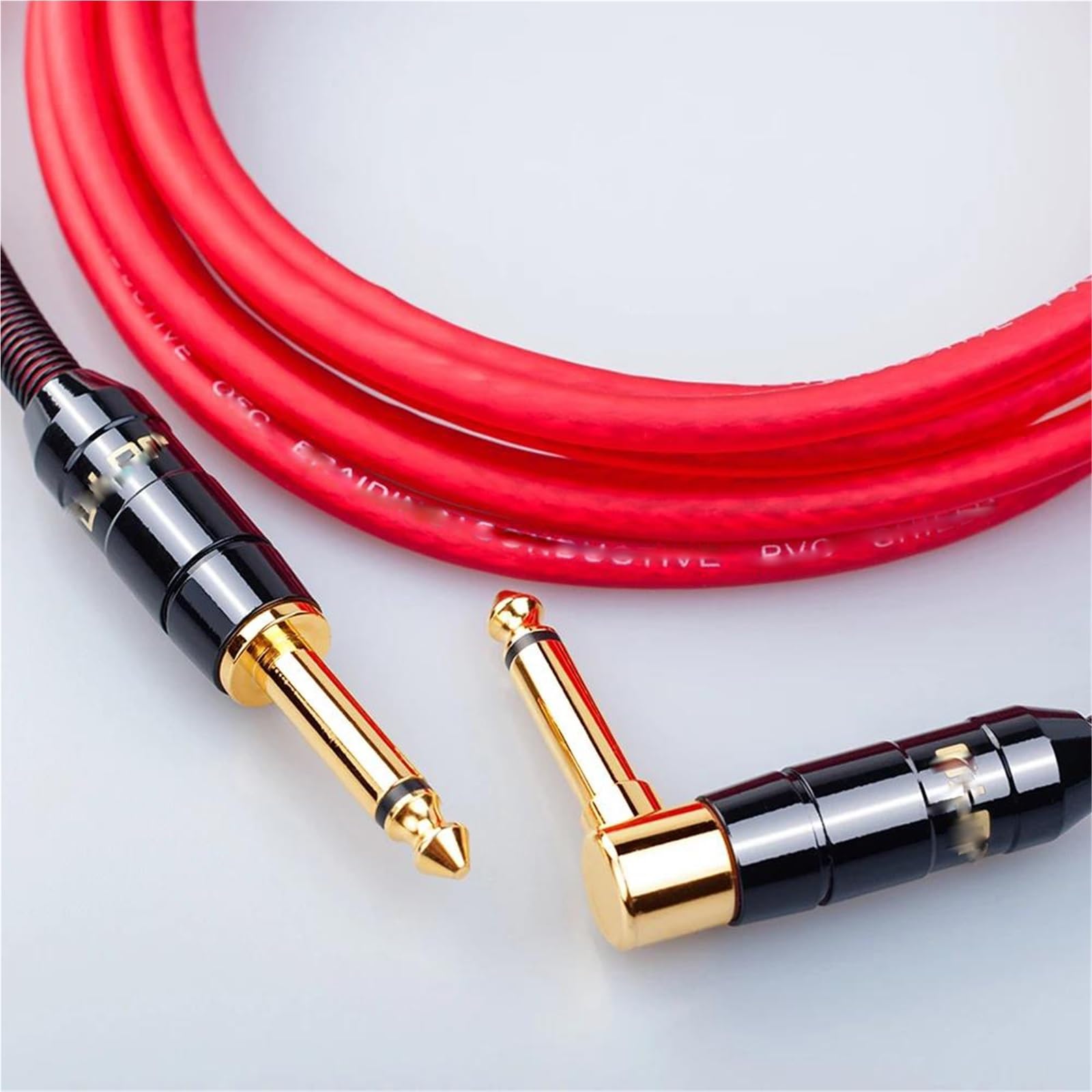 Kable Audio Gitary 6 Metrowy Kabel Do Gitary Akcesoria Instrumentów O Niskim Poziomie Hałasu Czerwony