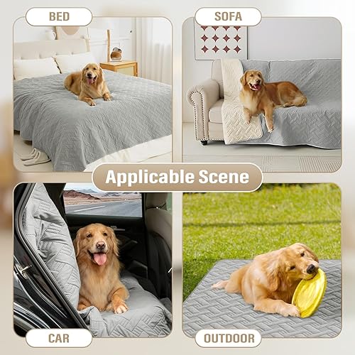 Miniatura 5 de Funda de cama para perros para mascotas, almohadillas para protección del sofá, fundas de cama impermeables, protector de muebles para perro,