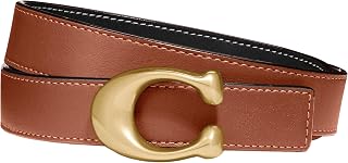 Coach Herren 25mm Belt Gürtel, B4/Black 1941 Sattel, XS