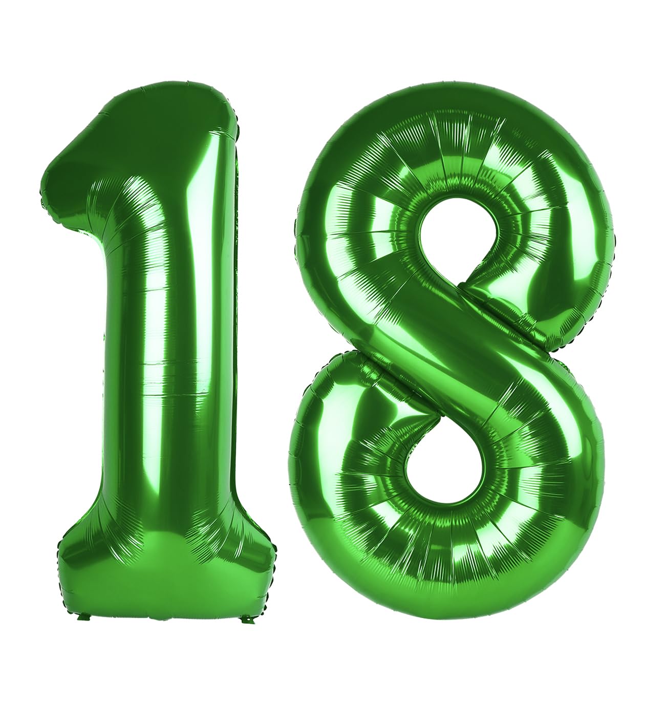 Green Number 18 Balloon 40 Inch, 18th Birthday Party Decorations Men Women