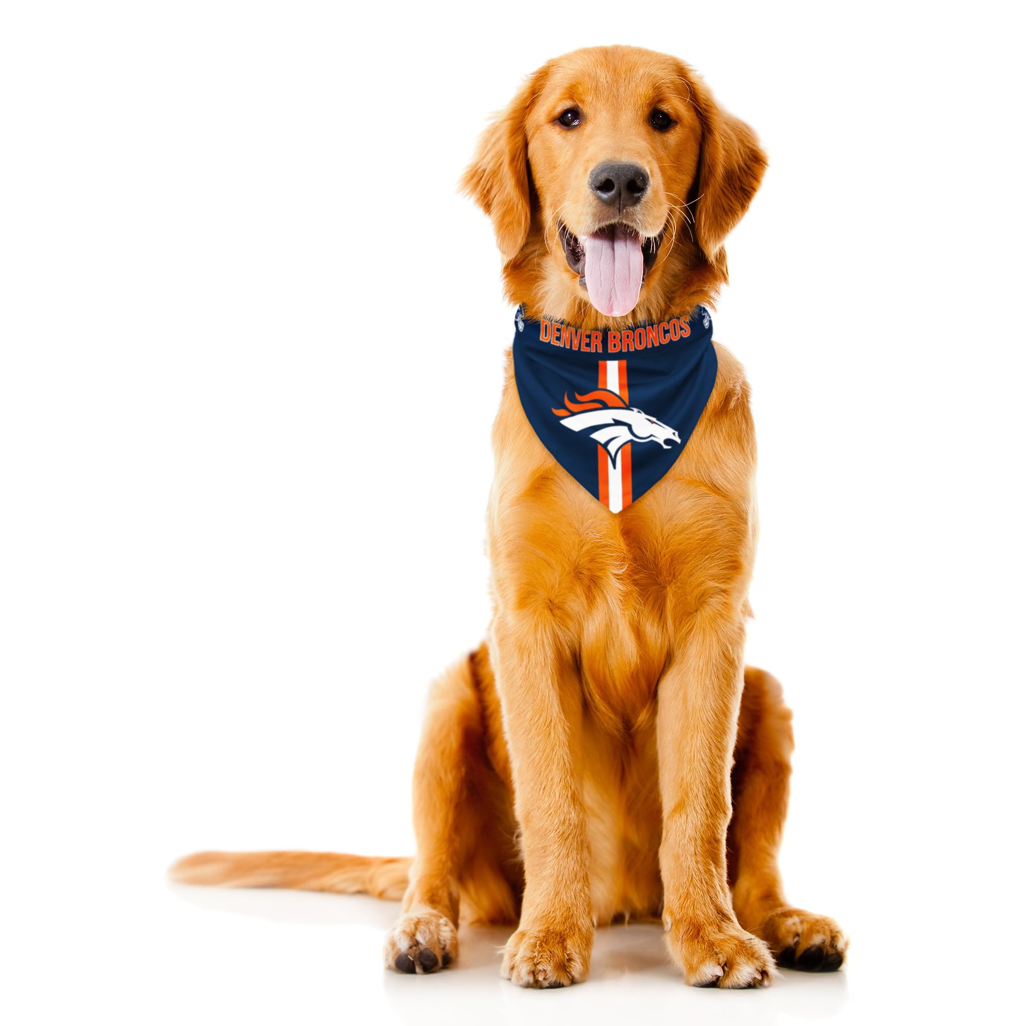 Little Earth Productions Littlearth Denver Broncos NFL Pet Bandana