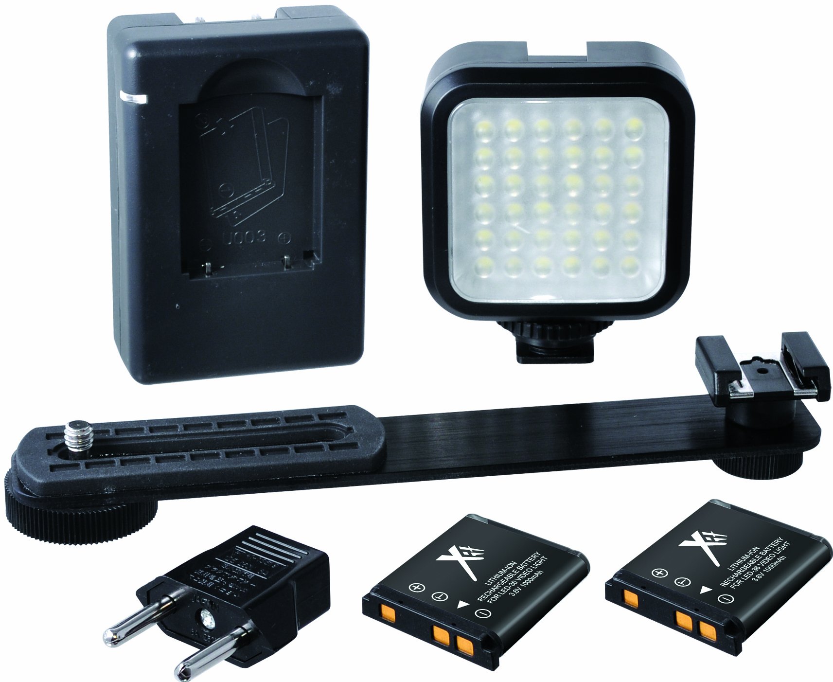 XitXit XTLEDKIT Mini Portable LED Light Kit (Black)
