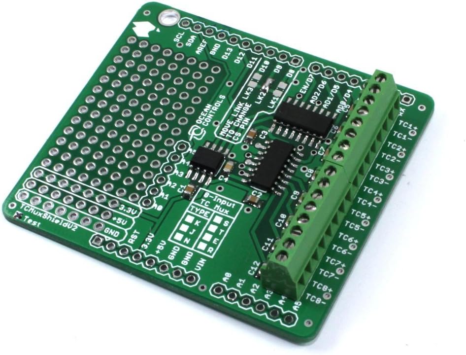 Amazon.com: Thermocouple Multiplexer Shield (J - MAX31855J) No Headers ...